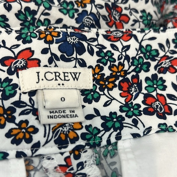 J. Crew High Waist Red and Blue Shorts size 0. - Picture 6 of 7